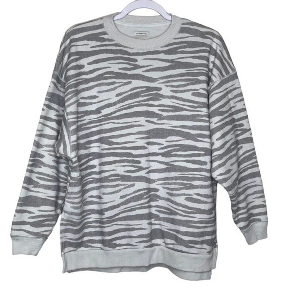 American Eagle Aah-Mazingly Soft Sweatshirt Jegging Fit Animal Print Size XS